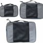 TravelWise Packing Cubes - 3 Piece Set (Silver)