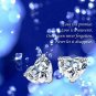5.2 Ct Simulated White Clear Crystal Gemstone Heart Topaz With Simulant Diamond