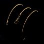 Gold Chain 18K Gold Plated Snake Chains For Necklace Jewelry Making 18inch With