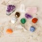 7 Chakra Healing Crystals Set / 11 Pc Kit - Howlite, Amethyst, Sodalite, Eye, +