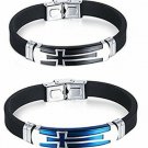 JINGCI Stainless Steel Bracelet For Boys And Men (2 PCS)