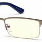 GAMMA RAY 007 Harmful Blue Light Eye Strain Protection Video Gaming Glasses For