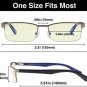 GAMMA RAY 007 Harmful Blue Light Eye Strain Protection Video Gaming Glasses For