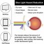 GAMMA RAY 007 Harmful Blue Light Eye Strain Protection Video Gaming Glasses For