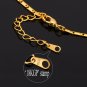 U7 Round Circle/Chandelier/Moon Design Pendant 18K Gold Plated Chain Allah C)