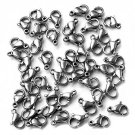JOVIVI 50pcs 9mm/10mm/11mm/12mm/13mm/15mm Stainless Steel Lobster Claw Clasps