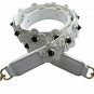 Lam Gallery Flower Purse Straps Replacement Rivet PU Leather Handbags Strap
