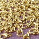 100 Pack - CleverDelights Lobster Clasps - 16x8mm - Gold Color - Jewelry - 5/8
