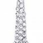 Unique Black Crystal Rhinestone Cluster Teardrop Long Drop Dangle Statement