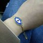 SENFAI Classics Evil Eye Adjustable Bracelet With Yellow Gift Box (Silver 1)