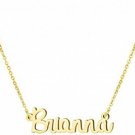 Yiyang Birthday Gift For Girls Personalized Name Necklace 18K Gold Plated Steel