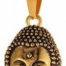 U7 Religious Buddhism Jewelry 18K Gold Plated Vintage Tathagata Buddha Pendant