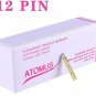 Atomus Microblading Needles 12 Pin 50pcs Permanent Makeup Tattoo Microblading
