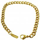 VPKJewelry 18 K Gold Stainless Steel Link Curb Cuban Chain Bracelets 6 Mm (8.0)