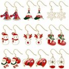 Christmas Drop Dangle Earrings Gift For Womens Girls Kids Thanksgiving Holiday