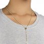 Two Year Warranty Gold Overlay Rosary Jesus On The Cross Pendant And Open Arms