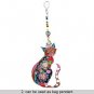 Enamel Printed Cat Box Chain Necklace For Women Teens Cat Lovers Pendants Great