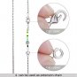 Enamel Printed Cat Box Chain Necklace For Women Teens Cat Lovers Pendants Great