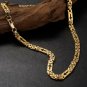 WESTMIAJW Solid 18K Yellow Gold Filled Over Stainless Steel Chain Necklace