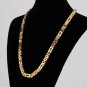WESTMIAJW Solid 18K Yellow Gold Filled Over Stainless Steel Chain Necklace