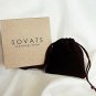SOVATS Three U Shaped Ring For Women 925 Sterling Silver Rhodium Plated - and 8