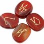 Rockcloud Healing Crystal 4pcs Engraved Angel Symbol Palm Stones Reiki