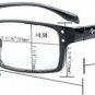Eyekepper Quality Spring-Hinges Classic Rectangular Frame Computer Reading +1.5