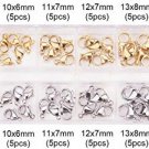Pandahall Elite 60 Pieces 6-Size 2-Color Grade A 304 Stainless Steel Lobster