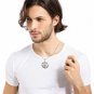 MOWOM 2PCS Silver Tone Stainless Steel Pendant Necklace Tree Of Life