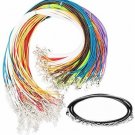 Amariver 100 Pcs 2mm Necklace Cord With Clasp And Extender Chain For DIY 18