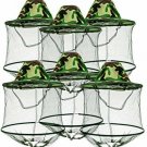 6pcs Mosquito Head Mesh Net And Hat Or Beekeeping Protection