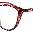 SHINU Oversize Cat Eye TR Frame, Blue Light Blocking Anti-fatigue Computer Red