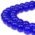 Natural Stone Beads Sapphire Jade Round Loose Beads For Jewelry Making 10mm
