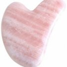 CCbeauty Gua Sha Scraping Massage Tools Natural Rose Quartz 100% Handmade Board