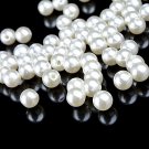 Bingcute 1-Lbs 14mm (Approx 320pcs) Ivory Loose Pearl Beads Beads For Jewelry