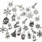 Christmas Charms-100g (about 75pcs) Craft Supplies Mixed Pendants Beads Charms