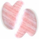 PESOENTH Gua Sha Scraping Massage Tool Rose Quartz High Quality Natual Rose Spa
