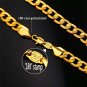 U7 Men 7mm '18K' Stamp Metal Black Gun Plated Curb Link Bracelet - 8.3 Inch