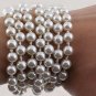 GRACE JUN Created/Faux Pearl Necklace Pendants Women Sweater Chain Long Pearl