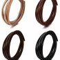 BEADNOVA 5mm Genuine Round Leather Cord Leather Strips For Jewelry Making 2