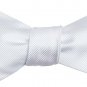 Luther Pike Self Tie Bow Ties For Men Bowtie Tuxedo Bow Tie (White)