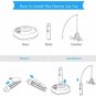 IsYoung Cat Teasing Toy, Electric Mute Training Cat Toy Kitten Rotating Teaser