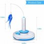 IsYoung Cat Teasing Toy, Electric Mute Training Cat Toy Kitten Rotating Teaser