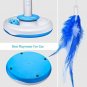 IsYoung Cat Teasing Toy, Electric Mute Training Cat Toy Kitten Rotating Teaser