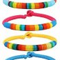 HZMAN Mix 6 Wrap Bracelets Men Women, Hemp Cords Ethnic Tribal Bracelets (Mix 4