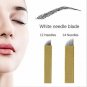 Microblading Needles - Yuelong 50pcs Microblading Blades Permanent Makeup 14