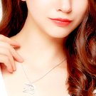 Personalized Name Pendant Necklace Letter A to Z Stainless Steel Jewelry