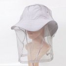 Outdoors Head Mosquito Bug Insect Bee Mesh Head Net Protect Hat For Fishing