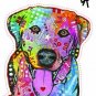 Dean Russo Lab Car Sticker, Outdoor Rated Labrador Retriever Vinyl
