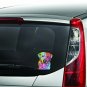 Dean Russo Lab Car Sticker, Outdoor Rated Labrador Retriever Vinyl